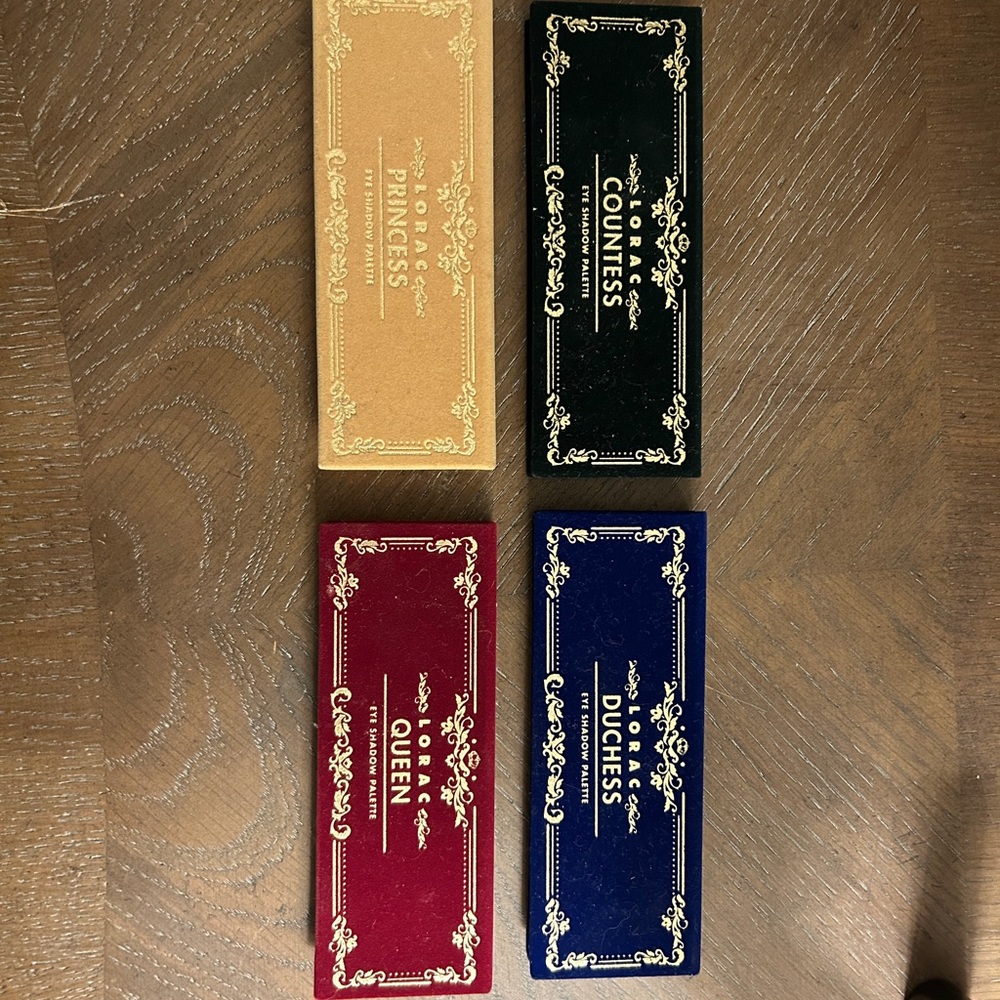LORAC Royal Eyeshadow Palette Collection - Black, Blue, Gold, Red - Picture 2 of 2